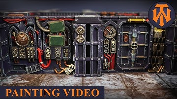 FAST and EASY way to paint INTO THE DARK terrain! Kill Team Painting Tutorial