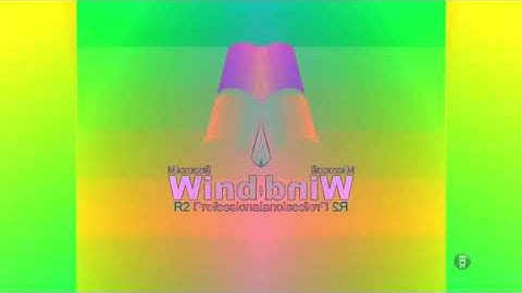 Windows XP R2 Professional Startup Sound Effects In G Major Confusión Reversed RGB TO BGR