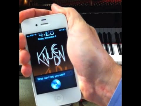 "PLAY IT AGAIN, SIRI" - An iPhone plays the piano