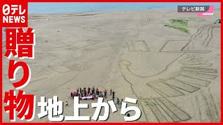 ４０年間の思いも…まるで“ナスカの地上絵” 空の旅へ贈り物　新潟（2021年7月7日放送「news every.」）