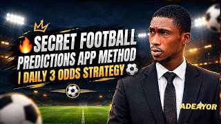 Information ‎🔥 Secret Football Predictions App Method | Daily 3 Odds Strategy ⚽‎ Guide