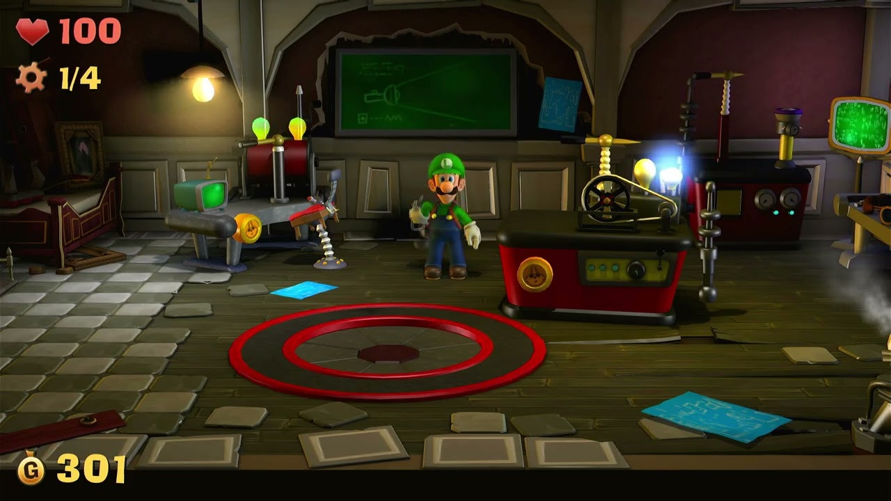 How to Get Rank 3 in A-2 Gear Up in Gloomy Manor for Luigis Mansion 2 HD