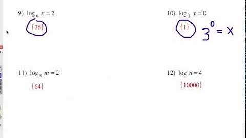 How to Solve Logarithm Equations: Exponential Form