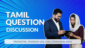 NURSES TAMIL PROMETRIC I DHA I HAAD I PEARSON VUE I MOH QUESTION DISCUSSION SESSION