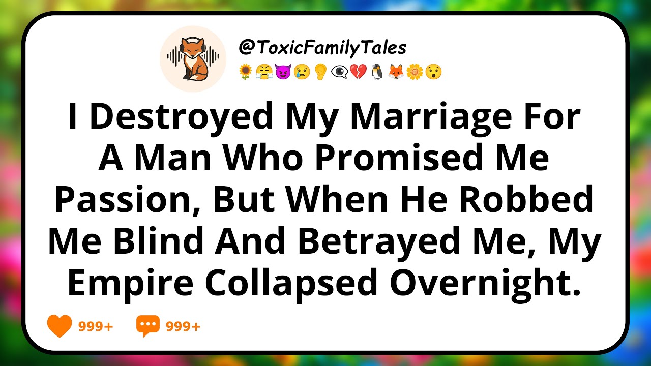 I Destroyed My Marriage For A Man Who Promised Me Passion, But When He Robbed Me Blind And Betrayed