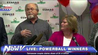 FNN: Powerball Jackpot Winners Claim Prize in Tennessee  Press Conference