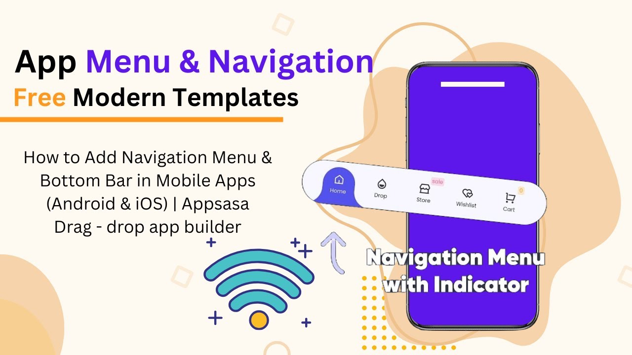 How to Add Navigation Menu & Bottom Bar in Mobile Apps (Android & iOS ...