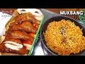 리얼먹방:) 자메이카 통다리 & 불닭볶음면 ★ (ft. 마요네즈, 치밥)ㅣJameican Chicken & Buldak NoodleㅣREAL SOUNDㅣASMR MUKBANGㅣ