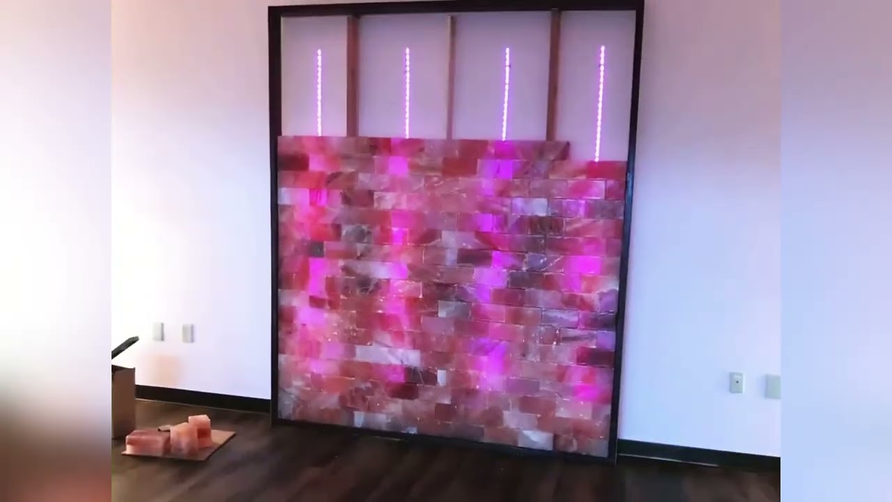 DIY Pink Salt Wall in 1 Day – Start to Finish! ⏱️