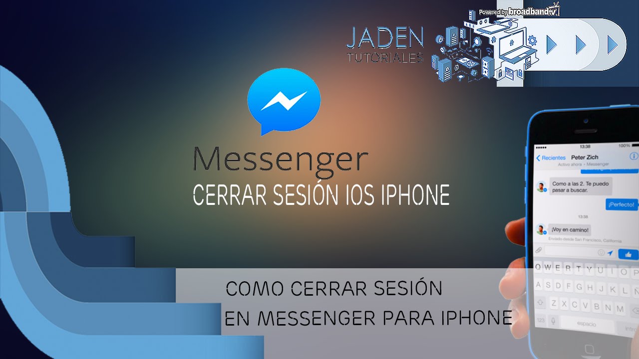 CERRAR SESIÓN EN MESSENGER PARA IPHONE IPAD - IOS