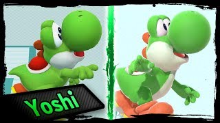 Moveset Animation Comparison | YOSHI