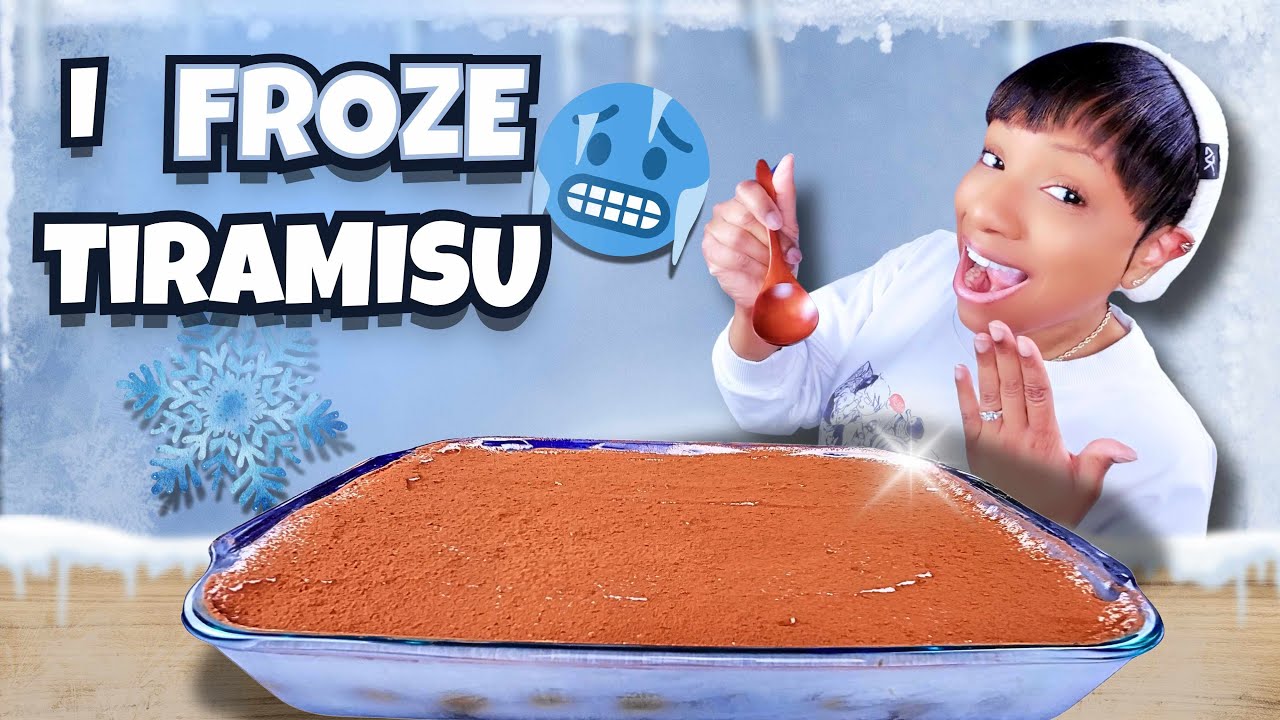 Frozen Tiramisu Mukbang ❄️ | No Talking Dessert Challenge