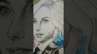 Draw Enid From Wednesday Series #shorts #drawing #illustration