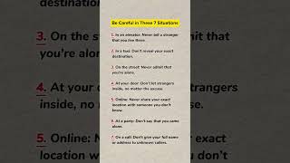7 Situations Where You Should NEVER Trust Anyone ⚠️