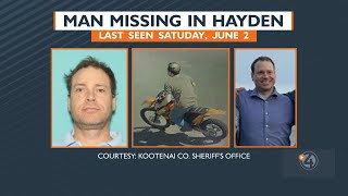 Search suspended due to weather for missing Hayden man