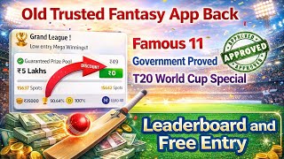 Famous 11 New Fantasy App  | Legal Fantasy App 2026 | Today New Fantasy App | Famous 11| screenshot 4