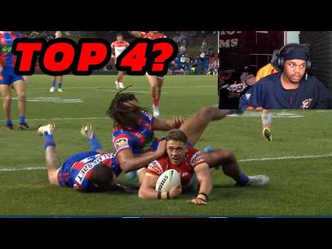 NRL 2026 | Knights v Dolphins | Match Highlights | Round 18 (Reaction)