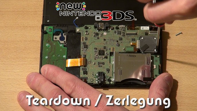 Nintendo 3DS Disassembly - YouTube