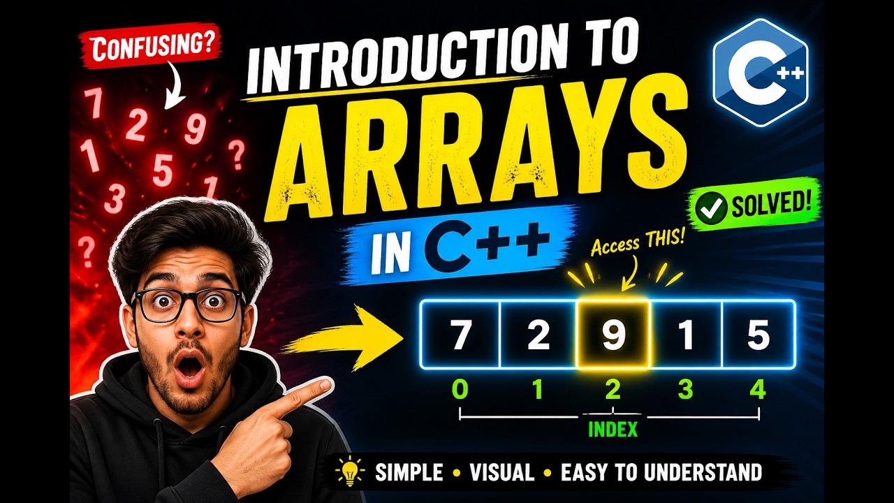 Introduction to Arrays in C++ | Complete Guide with Code - YouTube