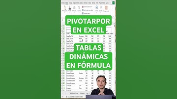 Pivotarpor en #Excel. Obtener resultados de tablas dinámicas y subtotales sin usarlas #Shorts