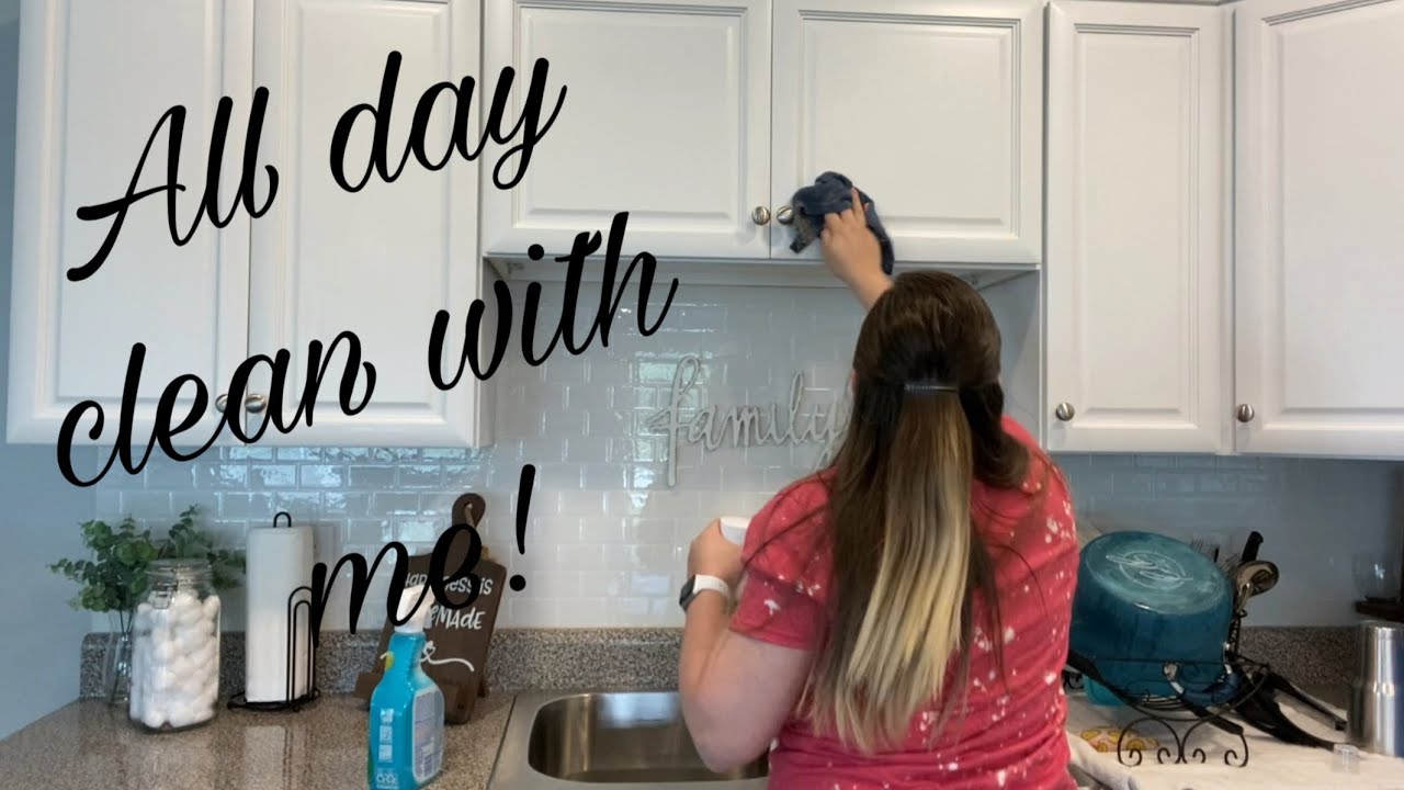 All day clean with me 2020 - YouTube