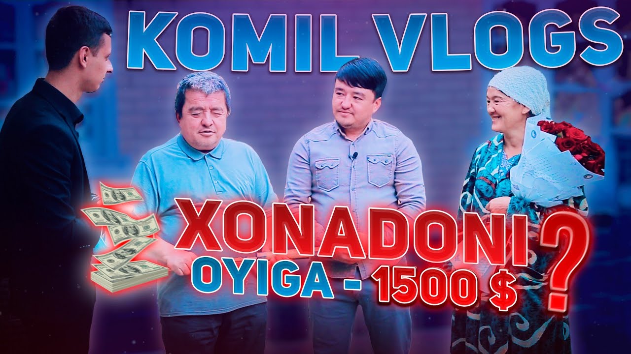 Komil Vlogs Xonadonida Mexmonmiz Ota Onalarini Haqida 1500 Youtube dan Topishi