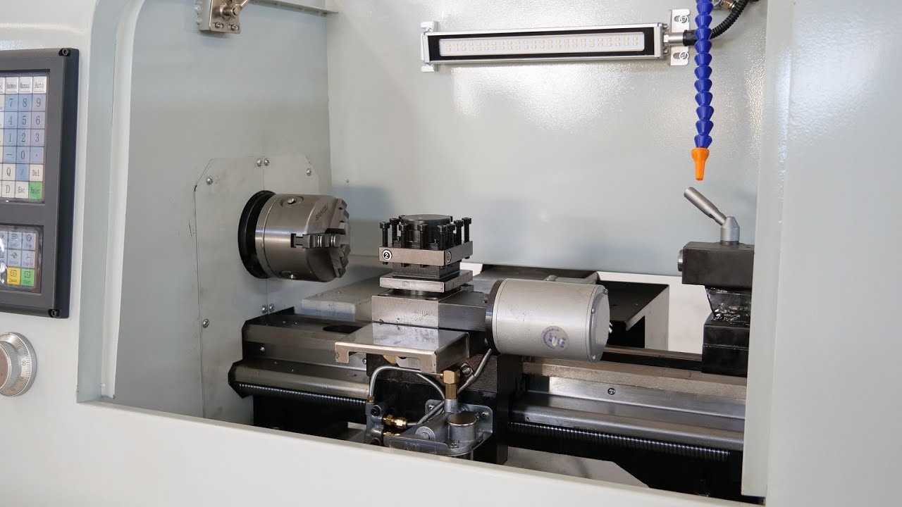 CNC210 CNC lathe machine from WMTCNC, suitbale for DIY and school education
