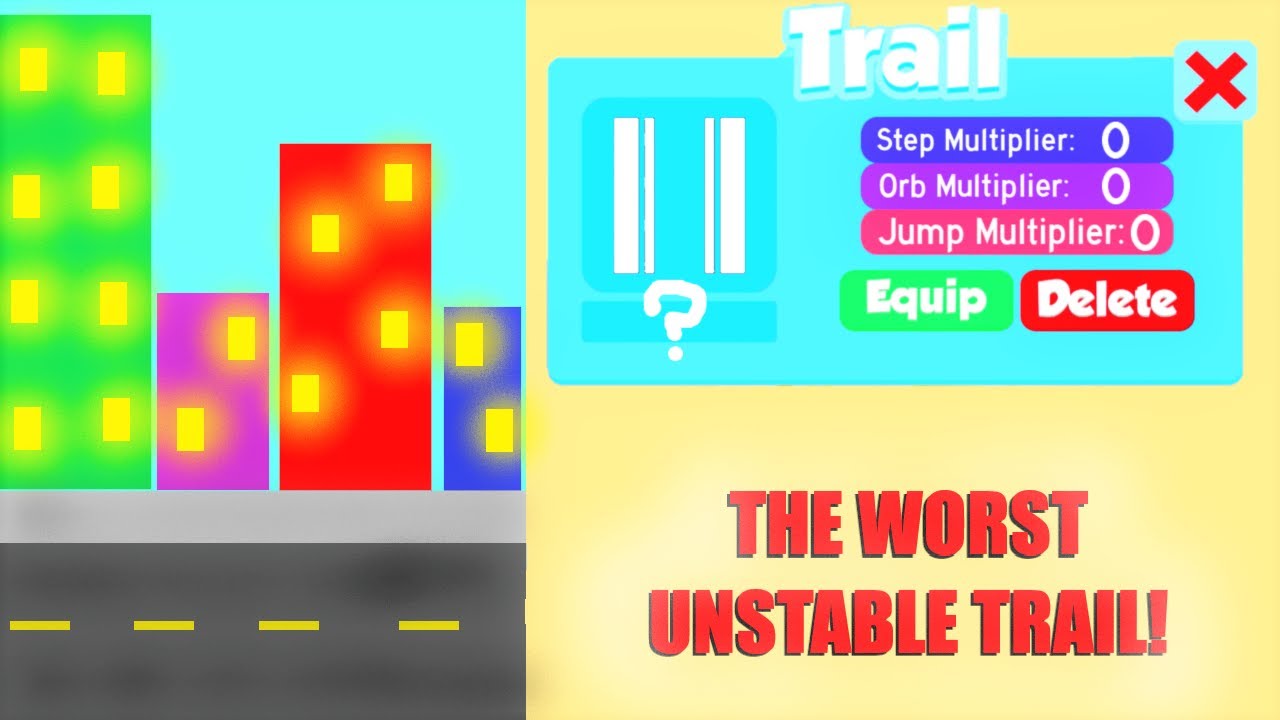 THE WORST NEW UNSTABLE TRAIL in SPEED CITY! (Roblox)