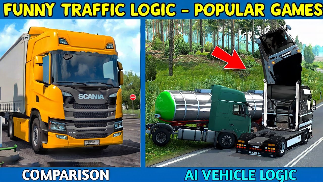 🚚 Ai Traffic Logic - Truckers Of Europe 3 & Truck Simulator Ultimate।।New Updated Comparison