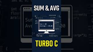 Details C Program to Find Sum and Average of 3 Numbers | Turbo C Tutorial #coding #programming News