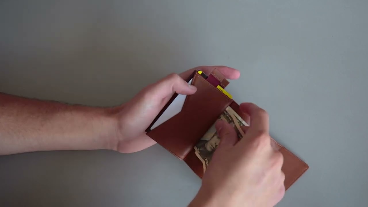 Leather Speed Wallet // Turquoise video thumbnail