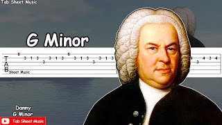 Bach - G Minor Guitar Tutorial