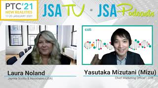 PTC'21: JSA TV Interview -Yasutaka Mizutani, Colt Technology Services