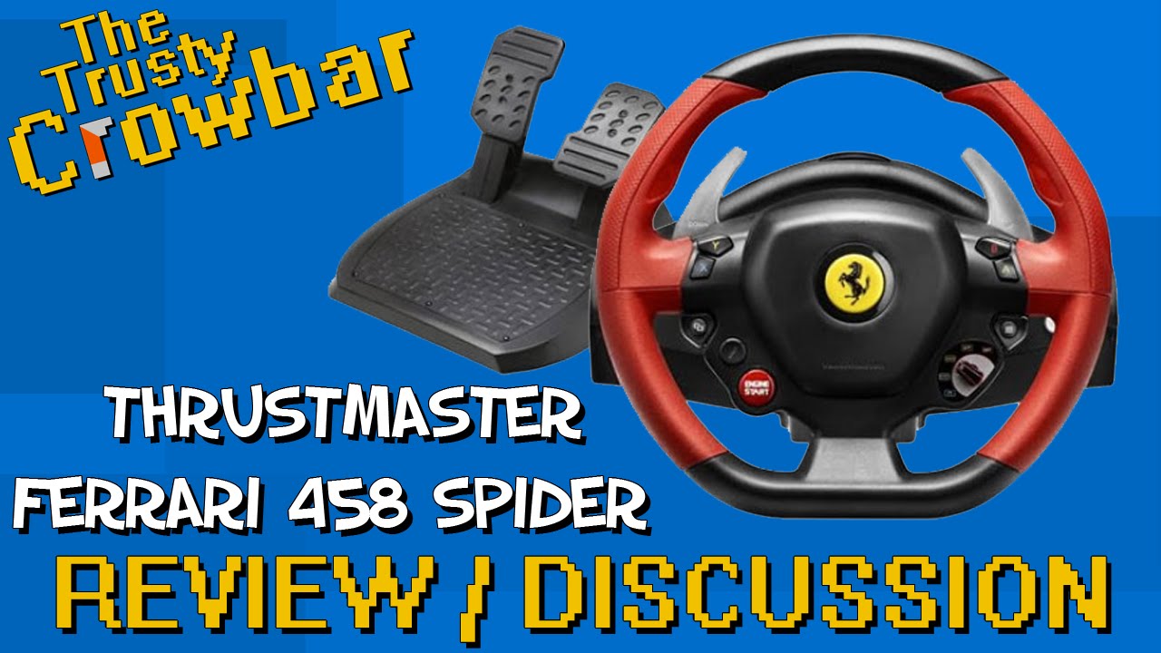 Thrustmaster Ferrari 458 Spider Racing Wheel | REVIEW / DISCUSSION - works  with Project Cars - YouTube