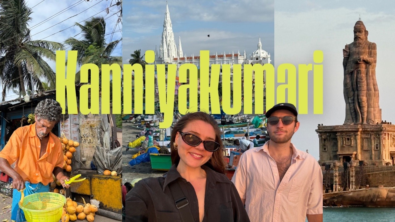 Visiting India’s Southernmost Point 🇮🇳 | Kanniyakumari Pilgrimage, Local Eats & Street Tattoos?!