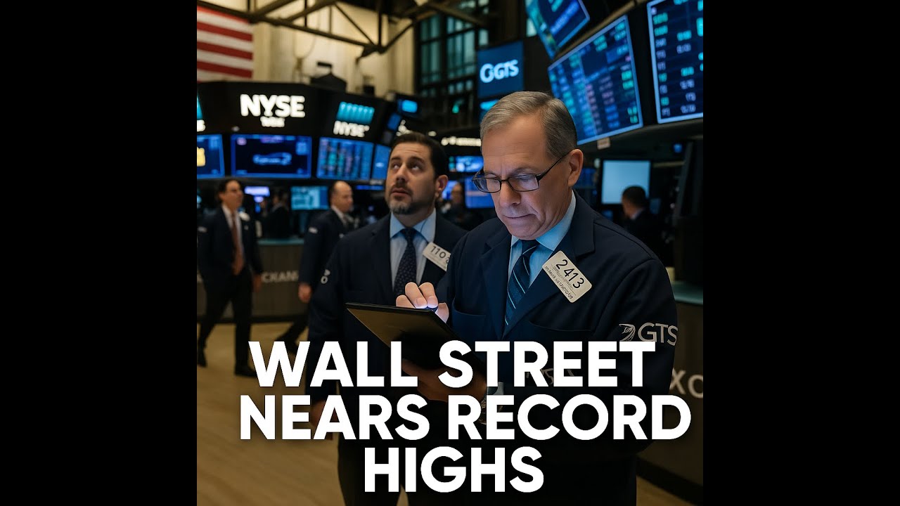 Wall Street Nears Record Highs