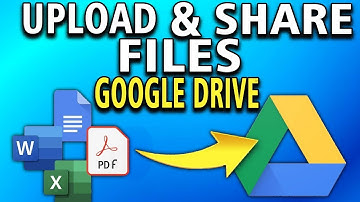 How To Upload & Share Files On Google Drive (full guide)
