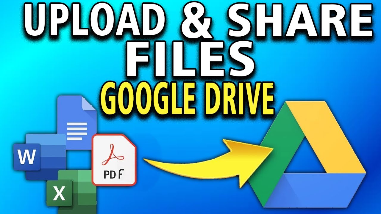 How To Upload & Share Files On Google Drive (full guide) - YouTube