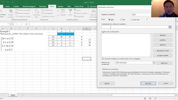 PROGRAMACIÓN LINEAL UTILIZANDO SOLVER DE EXCEL