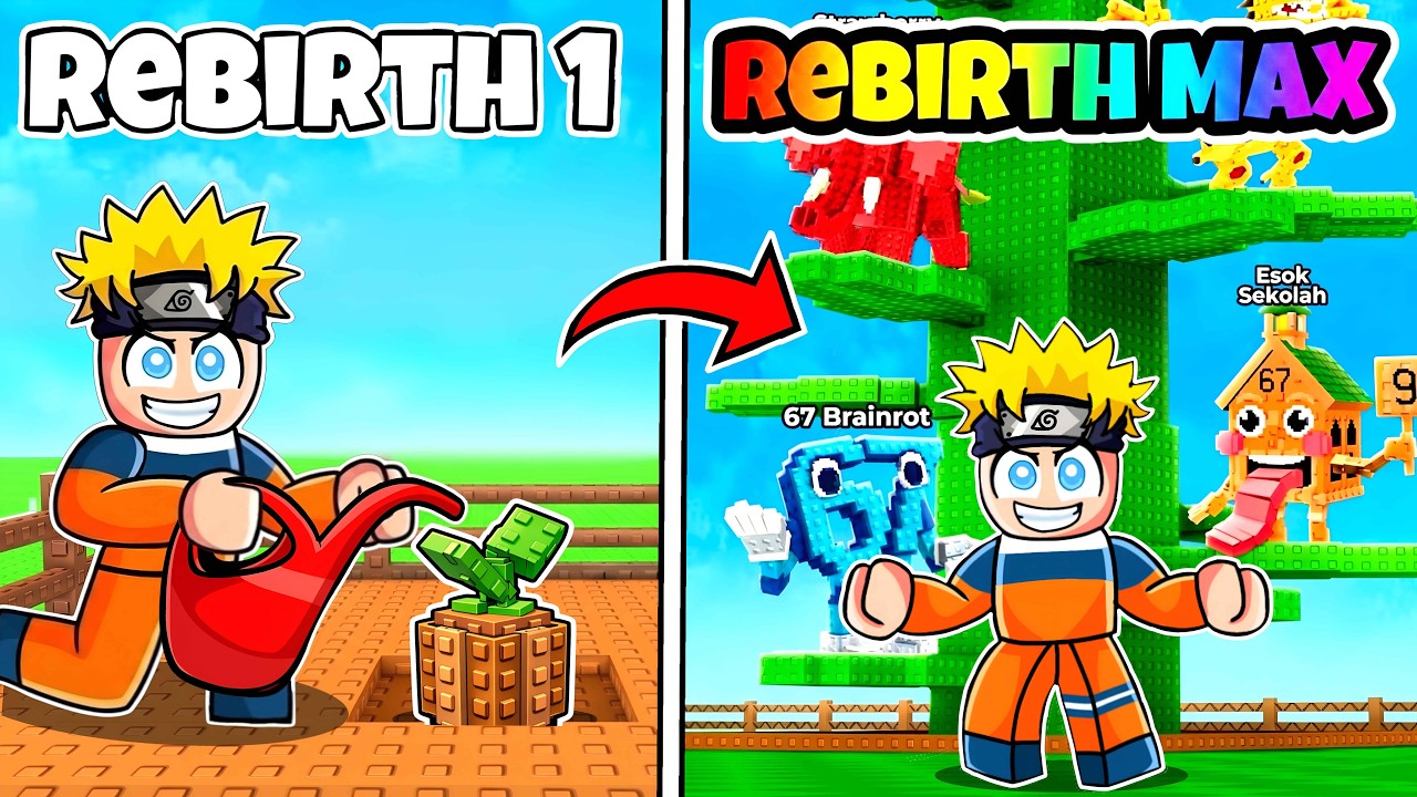 NOOB TO PRO IN ROBLOX GROW BEANSTALK FOR BRAINROTS!