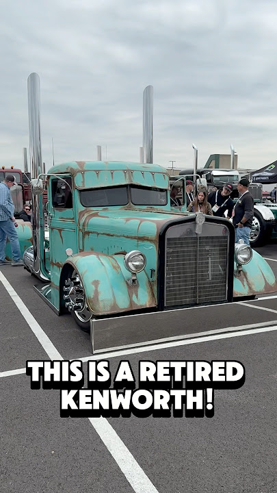 Retired Kenworth custom semi truck at MATS2025.
