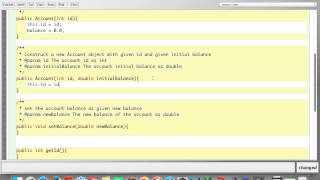 How to design and write a java class
