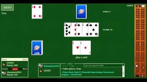 GameColony.com Cribbage Room for Windows, Mac, iPhone and Android