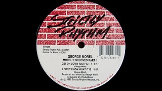 a1 George Morel  Get On Down And Party  strictly Rhythm  Sr1286  1992