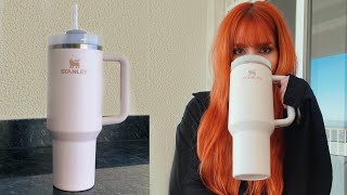 UNBOXING: Stanley Cup + tests with ice/cold and hot water ✨ | Stanley Quencher Tumbler Cup 2.0