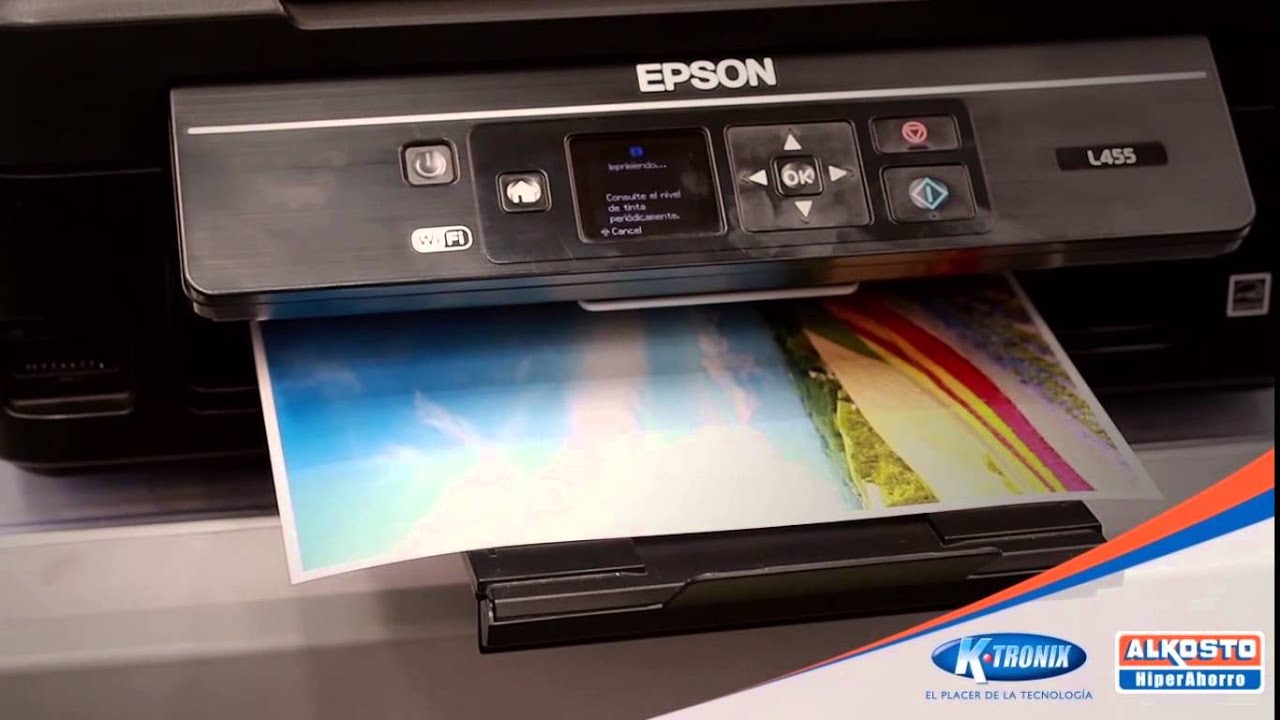 Epson L455 Ecotank - YouTube