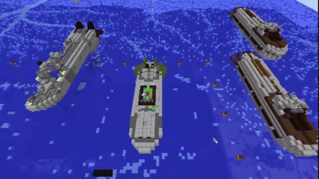 Minecraft Airship PIrates World: Siege of Stovak - EPIC AIRSHIP COMBAT