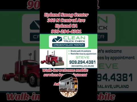 Upland Smog Center #CARBCleanTruckCheck #CleanTruckCheck #DieselTrucks #MobileService #UplandSmog