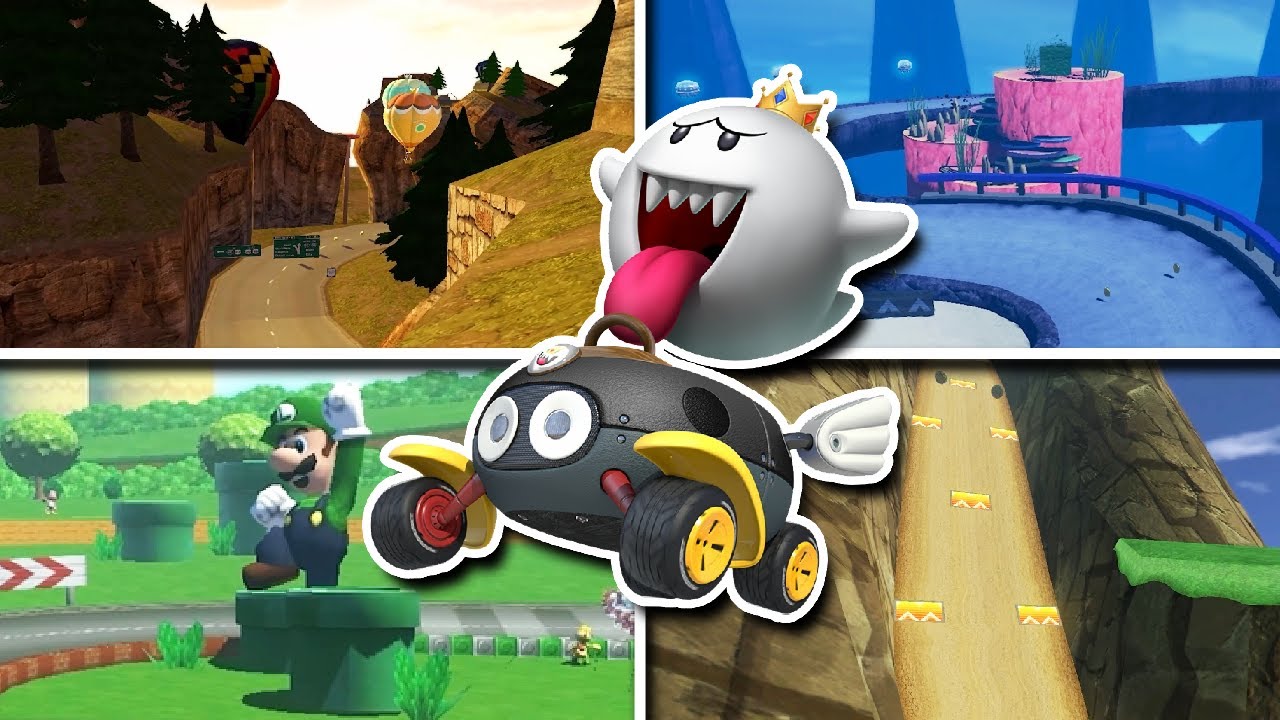 New Mario Kart 8 Deluxe Custom Tracks - SitBar's CT Pack - Star Cup (4K)