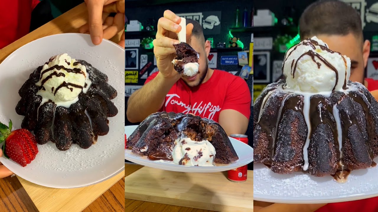 Секрет расплавленных пирожных в кафе | Самый простой и вкусный способ приготовить расплавленный п...